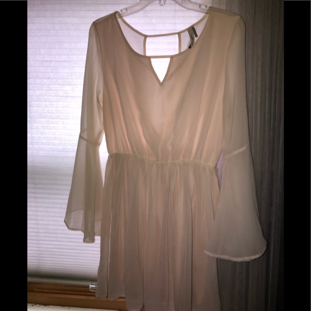 Light Pink Long Sleeve Dress